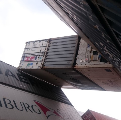 2018 fallen containers